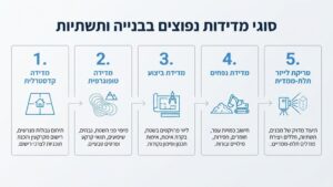 מודד שטח מוסמך מבצע מדידה טופוגרפית בשטח פתוח