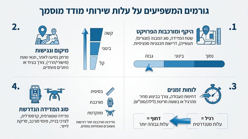 נוצר על ידי מודל בינה מלאכותית Gemini Pro מודד מוסמך מבצע עבודת שטח עם ציוד טוטאל סטיישן מתקדם
