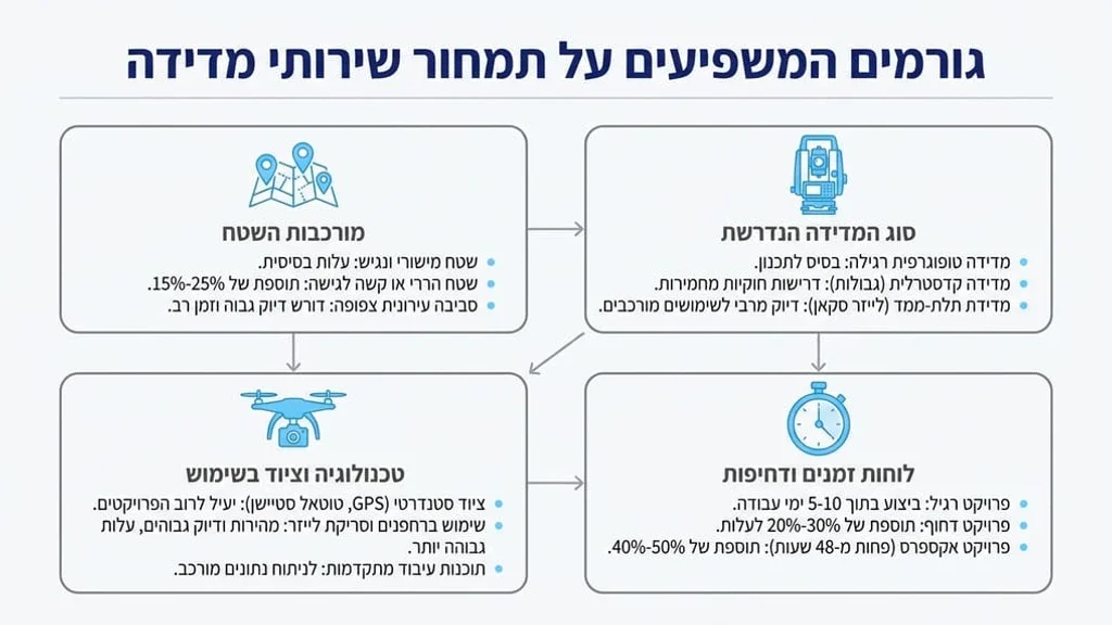 שרטוט מפה טופוגרפית במשרד
