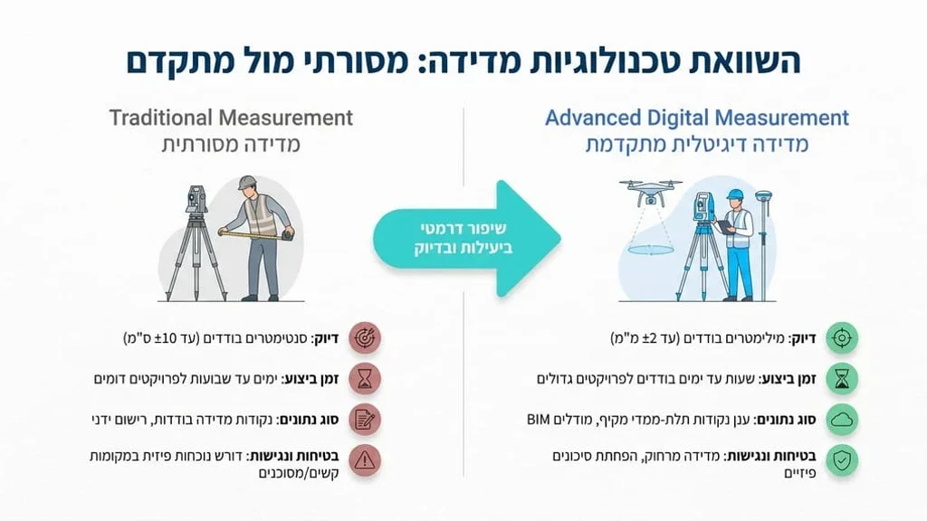מודד מוסמך מבצע מדידות שטח ביפו